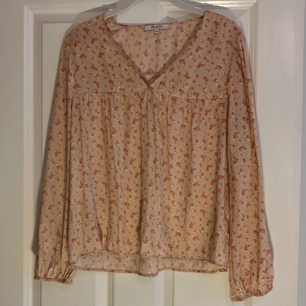 Madewell silk top